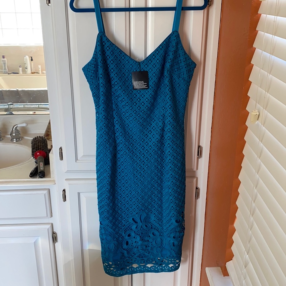 Teal summer dress